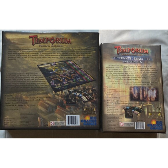 Brand New Temporum Board Game & Alternate realities Expansion Kit Free Shipping - Picture 4 of 9